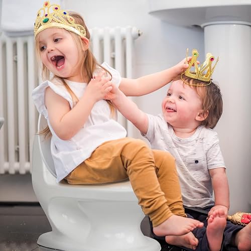 Nuby My Real Potty Training Toilet with Life-Like Flush Button and Sound - 18+ Months - White