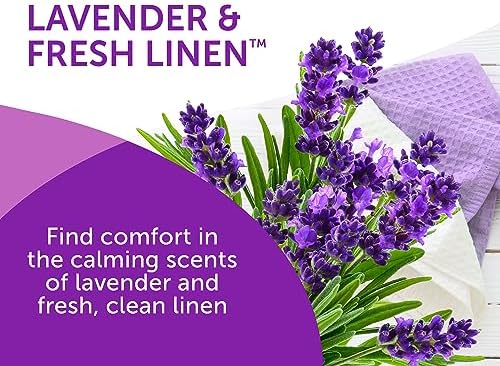 Bright Air 14 oz. Super Odor Eliminator, For Medium-Size Spaces, Lavender & Fresh Linen Scent, Case of 6, Odor Eliminator & Air Freshener, Natural Essential Oils, Lasts Up to 90 Days Each