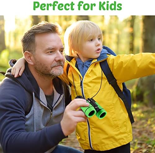 Yunsailing 9 Pack Kid Binoculars Shockproof Mini Compact Binoculars Gifts for 3-12 Years Boys Girls Folding Small Telescope for Kids Bird Watching Camping Outdoor Play, 9 Colors