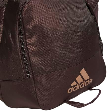 adidas Unisex Defender 4.0 Gym Duffel Bag for Men and Women, Shadow Brown/Rose Gold, Small (38L)