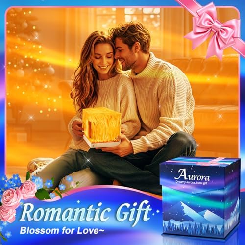 Northern Lights Projector Gifts for Women Gifts for Teenage Girls Boy, 18 Colors Galaxy Projector for Bedroom Lights, Remote Night Light for Kids, Cute Room Decor Aesthetic, Cool Stuff Teen Girl Gifts