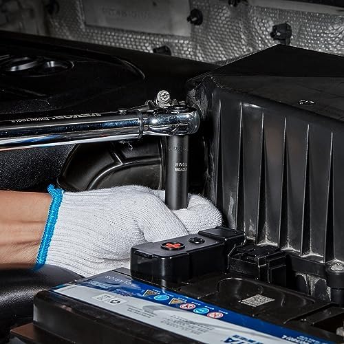 VEVOR 1/2" Drive Impact Socket Set, 65 Piece SAE 3/8" to 1-1/4" and Metric 10-24mm, 6 Point Cr-V Alloy Steel for Auto Repair, Easy-to-Read Size Markings, Rugged Construction, Storage Case