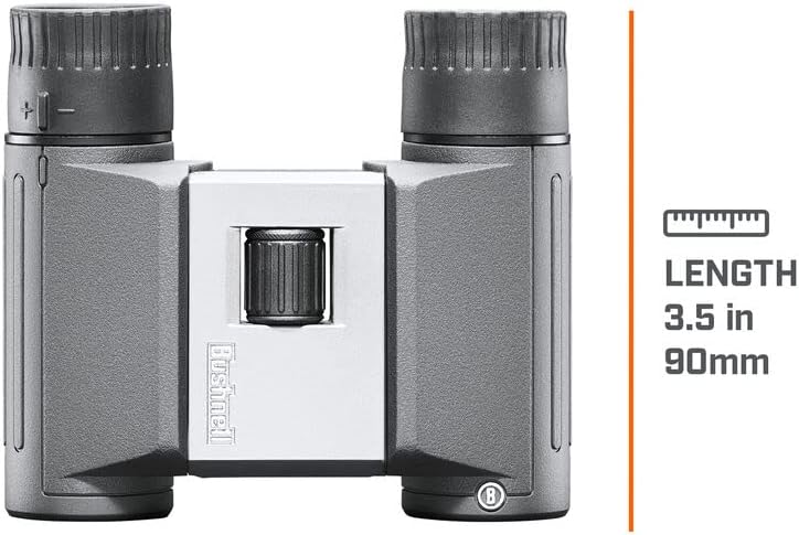 Bushnell Powerview 2 8x21 Binoculars for Bird Watching – Compact Folding Roof Prism, Lightweight, Good for Travel, Multi-Coated Optics & Carrying Case