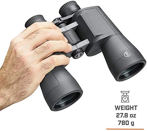 Bushnell PowerView 2 Binoculars, High-Definition Binoculars with Multi-Coated Lenses, Durable Aluminum Alloy Chassis, Wide Field of View, Ideal for Wildlife Observation, Hiking and Sporting Events