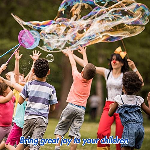 Lulu Home Concentrated Bubble Solution, 1 L/ 33.8 OZ Refill for Bubble Machines, Giant Wands, and Blowers - Up to 2.5 Gallons for Kids' Birthday Parties