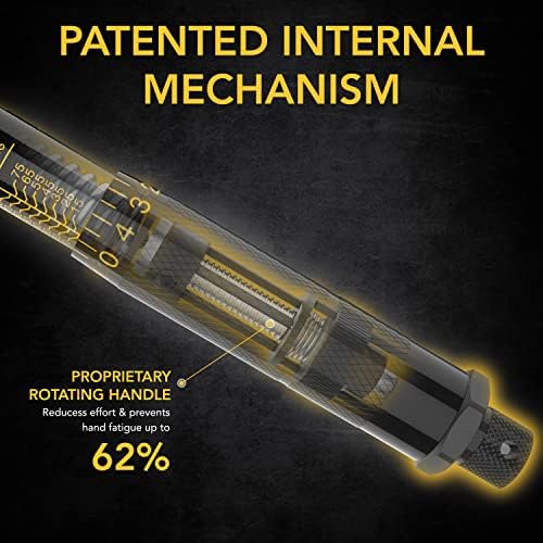 LEXIVON 3/8-Inch Drive Click Torque Wrench 10~80 Ft-Lb/13.6~108.5 Nm (LX-182)