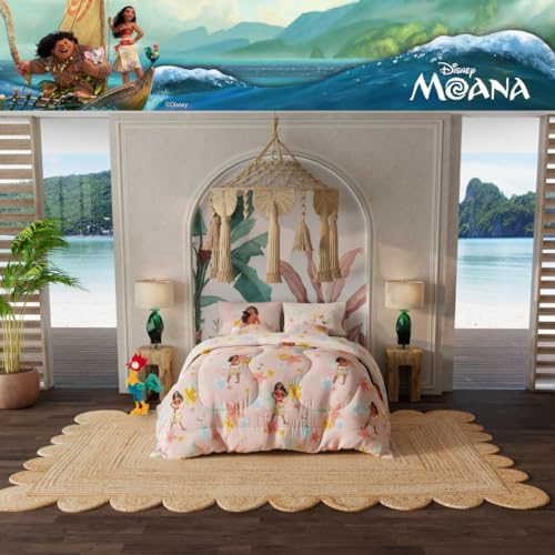 Franco Disney Princess Moana HEI HEI Bedding Super Soft Plush Cuddle Pillow Buddy, (Officially Licensed Product)