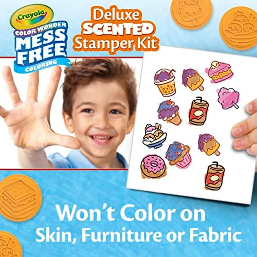 Crayola Color Wonder Mess Free Coloring Set, 50 Blank Coloring Pages, Scented Color Wonder Stamps and Markers, Refill Set