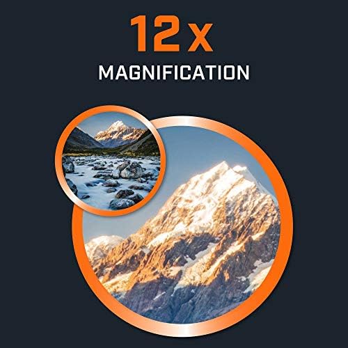 Bushnell PowerView 2 Binoculars, High-Definition Binoculars with Multi-Coated Lenses, Durable Aluminum Alloy Chassis, Wide Field of View, Ideal for Wildlife Observation, Hiking and Sporting Events