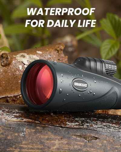 15X54 Monocular Telescope for Adults High Powered – Waterproof, BAK4 Prism, FMC Lens, Compact Spotting Scope for Bird Watching, Hunting Gear, Hiking Accessories, Travel & Camping Gifts