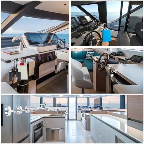 DIYMAG Magnetic Hooks,110 lb Heavy Duty Strong Magnet with Hook for Hanging Rare Earth Neodymium Magnet for Fridge Kitchen Cruise Grill Garage and Storage 12 Packs