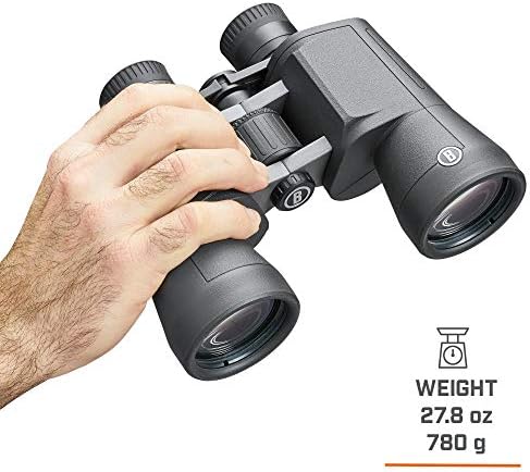 Bushnell PowerView 2 Binoculars, High-Definition Binoculars with Multi-Coated Lenses, Durable Aluminum Alloy Chassis, Wide Field of View, Ideal for Wildlife Observation, Hiking and Sporting Events