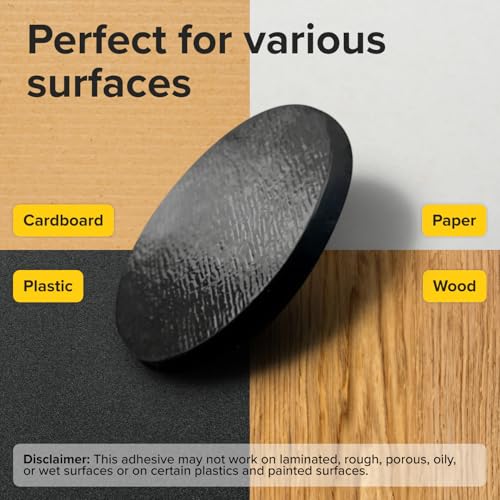 X-bet MAGNET Hyper-Sticky Magnets with Adhesive Backing - (0.8'' x 0.08'', 320 pcs) Strong Magnetic Dots for Whiteboard, Fridge, Crafts - Easy-to-Cut Stickers for Planning and Organization