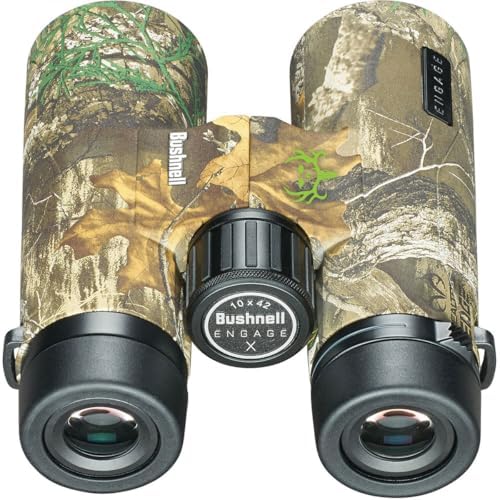 Bushnell Engage X 10x42mm Binoculars, IPX7 Waterproof and Lightweight Binoculars for Hunting, Travel, and Camping