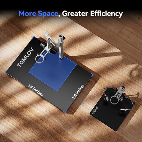 TOMLOV 4K Autofocus Microscope TM4K-AF Max, 10.1" HDMI Digital Microscope with Spin Flex Arm, Micro Soldering Microscopes for Electronics Repair, 52MP Error Coin Micro Scope Full View, Ring Light, 64G