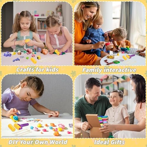 ARTPAR Air Dry Clay 156 Colors,Modeling Magic Clay for Kids Bulk Kit, Soft & Non Sticky,Non-Toxic Art and Crafts Supplies for Classroom Projects, Creative Toys Family Party Games for Boys & Girls