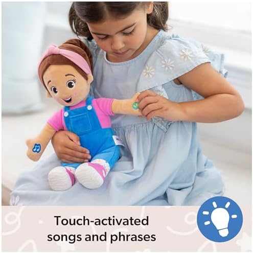 Ms. Rachel Speak & Sing Doll 16” Tall Interactive Toy with 4 Songs & 16+ Phrases, Toddler Toys for Girls & Boys Ages 6 Months to 3+ Years