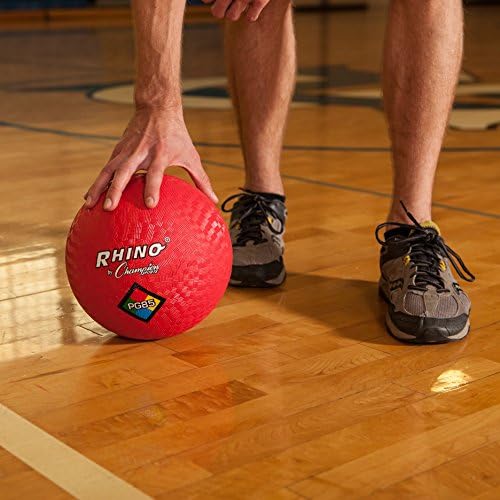 Champion Sports Playground Balls – Single Balls & Sets, Multiple Colors, Durable Nylon-Wound Construction for Kickball & Indoor/Outdoor Play