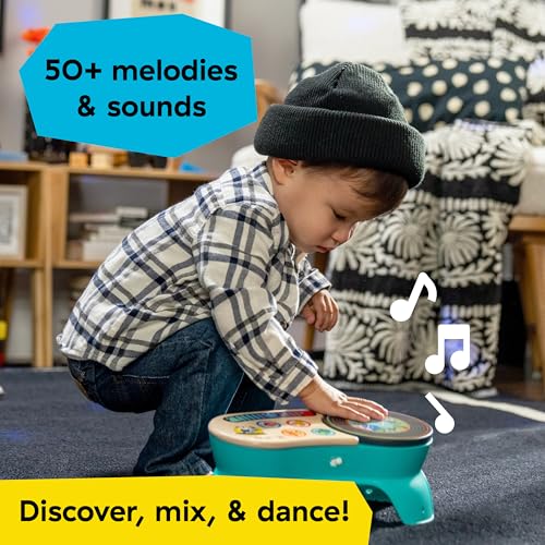 Baby Einstein + Hape DJ Discovery Musical Toy Turntable, Ages 6 Months and Up