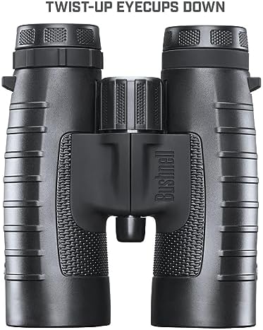Bushnell 10x42mm Trophy XLT: Versatile Waterproof Binoculars for Adults, Cruise Ship, Tactical, and Bird Watching Essentials with 6.2 Angle of View, Black