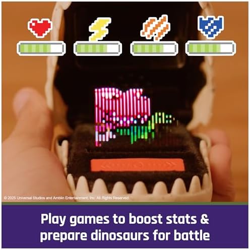 Jurassic World Interactive Dinosaur Toy with 25 Dinosaurs Inside, Reacts to Touch, Pods Connect & Interact, Digital Pet Kids Toys for Ages 5 and up