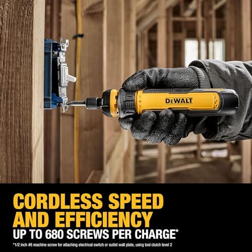 DEWALT Cordless Screwdriver with FLEXDRIVE Control and Screwdriving Bits (DWHT66719)