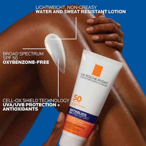 La Roche-Posay Anthelios Sunscreen SPF 50, Ultra-Light Fluid Broad Spectrum SPF 50, Face Sunscreen with Titanium Dioxide Mineral, Lightweight & Fast-Absorbing, Oil-Free, Matte Finish