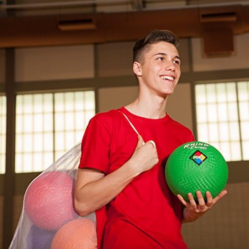 Champion Sports Playground Balls – Single Balls & Sets, Multiple Colors, Durable Nylon-Wound Construction for Kickball & Indoor/Outdoor Play