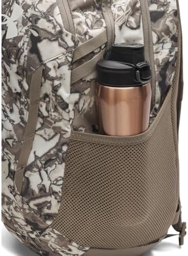 Under Armour Hustle 6.0 Backpack, Taupe Dusk/Taupe Dusk/Summit White, One Size