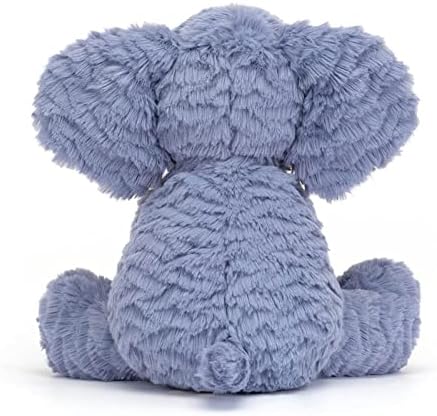 Jellycat Fuddlewuddle Elephant Stuffed Animal, Medium 9 inches - Elephant Plush Toy - Classic Children's Gift