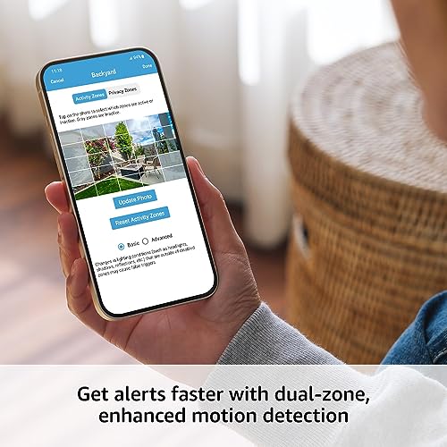 Blink Outdoor 4 (newest model), Wireless smart security camera, two-year battery, 1080p HD day and infrared night live view, two-way talk – 2 camera system