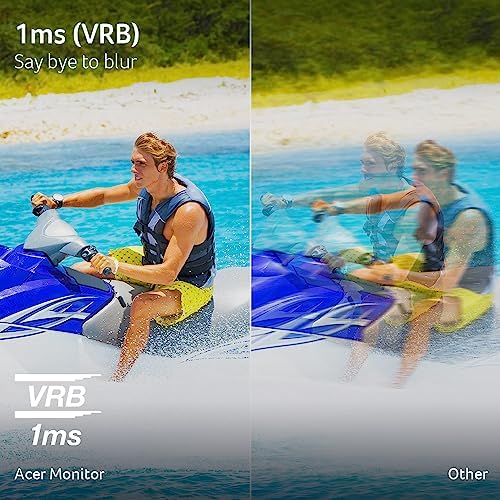 acer KB272 G0bi 27" IPS Full HD (1920 x 1080) Gaming Office Monitor | Adaptive-Sync Support (FreeSync Compatible) | Up to 120Hz Refresh | 1ms (VRB) | sRGB 99% | Tilt | HDMI & VGA Ports