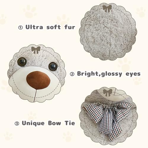 MaoGoLan Giant Teddy Bear Plush 5 Feet, Life Size Large Stuffed Animal 5 Feet,Soft and Fluffy Big Teddy Bear Gift for Baby Shower,Christmas,Valentines,Gray