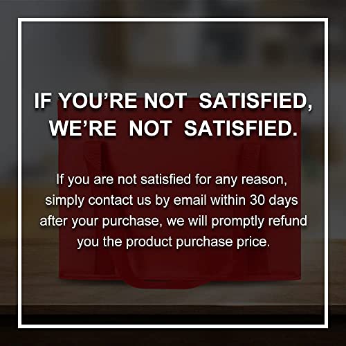 Bodaon 2-Pack Insulated Reusable Grocery Bag with Zippered Top, X-Large Insulated Food/Pizza Delivery Bag, Frozen Foods Cold, Cooler Shopping Bags, Red