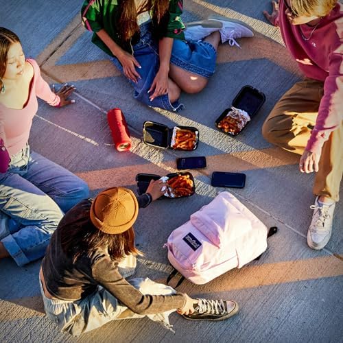 JanSport SuperBreak One Backpacks - Durable, Lightweight Bag with 1 Main Compartment, Front Utility Pocket with Built-in Organizer - Premium Backpack - 70S Space Dye Fresh Mint