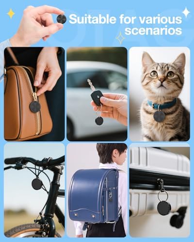 Air Tags for Android,Air Tags-4 Pack Android,Android Tracker Tags,2 Year Battery Life,Google Find Trackers for Google'S Find Hub App,IP65 Waterproof Luggage Tracker Android for Keys,Wallets,Suitcases