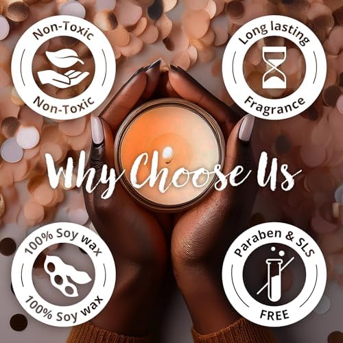 WAX & WIT Leo Zodiac Candle Astrology July August Birthday Gifts for Women, Leo Zodiac Gifts for Women 50 Hour Burn Time 9oz