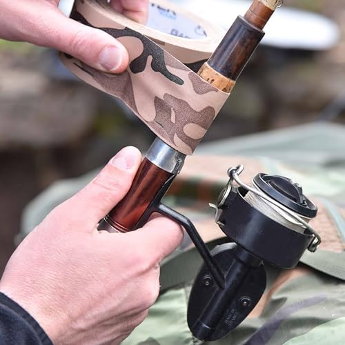 Gaffer Power Camouflage Tape, Premium Grade Gaffers Tape Desert Tan Camo Tape | Made in The USA | 2 Inch X 25 Yards | Heavy Duty | Non-Reflective | Water Resistant