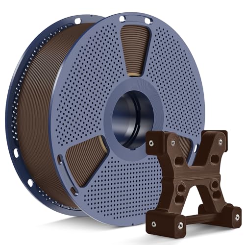 PETG Filament 1.75mm 2025 Upgrade Spool Compatible with Bambulab Refill Filament, 1kg(2.2lbs) SUNLU PETG 3D Printer Filament, 1.75mm Dimensional Accuracy +/- 0.02mm, Coffee Brown