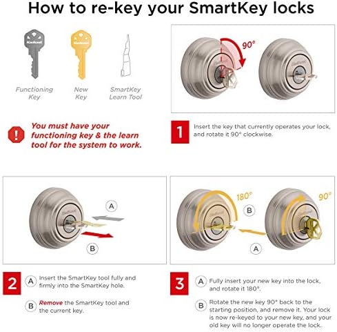 Kwikset 96900-381 690T 15 SMT BBPKG Satin Nickel Tylo Entry Combo Set
