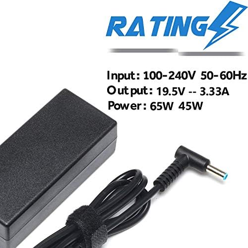 65W Laptop Charger for HP EliteBook Charger 840 850 845 830 820 G9 G8 G7 G6 G5 G4 G3 / ProBook 640 650 450 430 440 446 455 470 745 735 725 755 Power Cord
