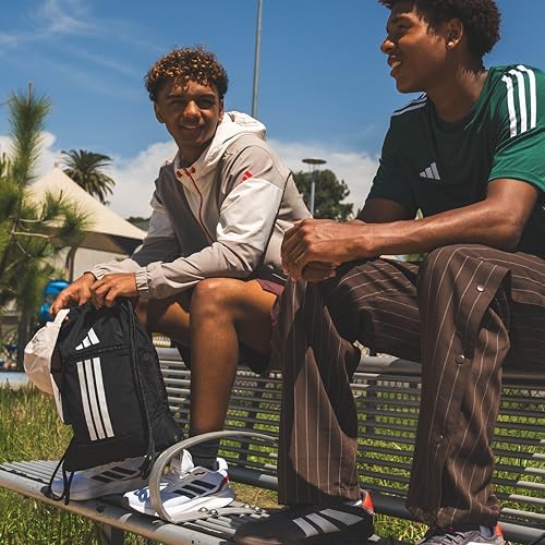 adidas Alliance Sackpack, Drawstring Backpack, Lightweight Small Gym Bag for Women and Men, Team Navy Blue 2, One Size