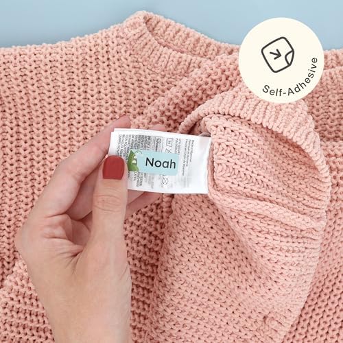 โ Personalized Name Labels for Kids (120) โ Waterproof & Durable Stickers for Clothing, School & Daycare Items - Flowers