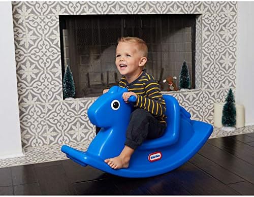 Little Tikes Rocking Horse Blue, 33.00 L x 10.00 W x 17.50 H Inches