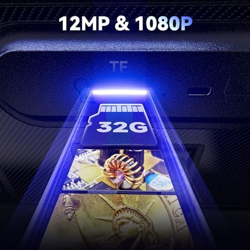 TOMLOV DM702 Digital Microscope, Full View Coin Microscope with 10" Screen, Coin Magnifier with Light for Collectors, Soldering Microscope for Micro Electronics Repair, Magnifying Glass for Adults