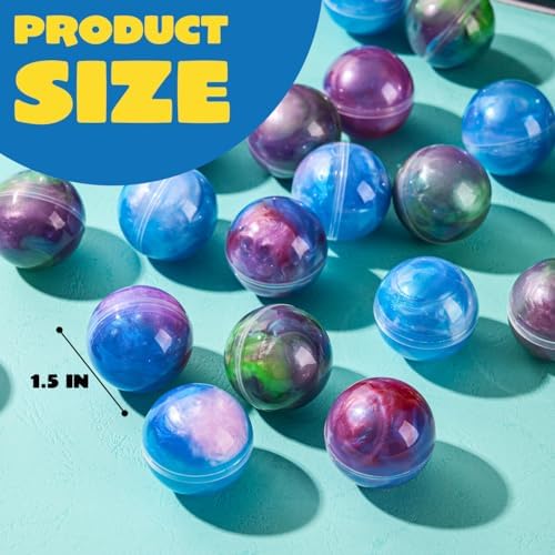 JOYIN Slime Party Favors, 24 Pack Galaxy Slime Ball - Stretchy, Non-Sticky, Mess-Free, Stress Relief, and Safe - Toys for Girls and Boys - Classroom Reward, Party Supplies