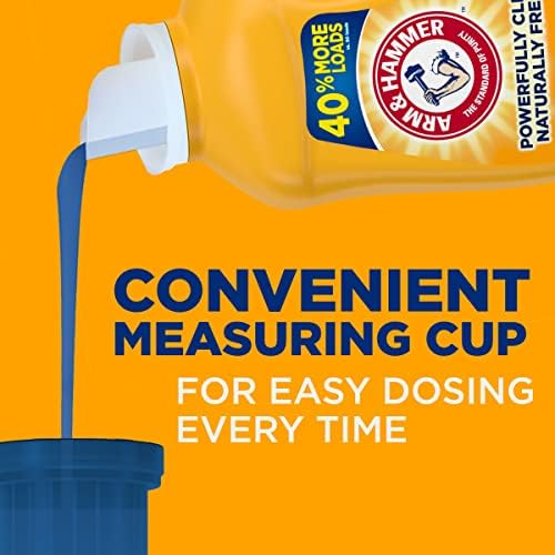 Arm & Hammer Clean Burst, 105 Loads Liquid Laundry Detergent, 105 fl oz (Pack of 2)