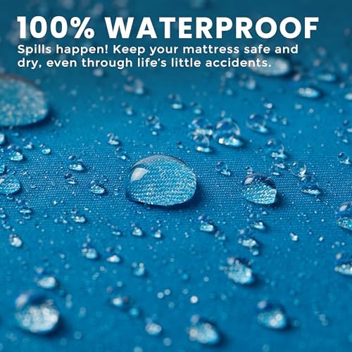 Utopia Bedding Premium Waterproof Bed Bug Mattress Cover, Queen Zippered Mattress Protector, 12 Inches Deep, Dust Mite Proof 6-Sided Mattress Encasement for Bed