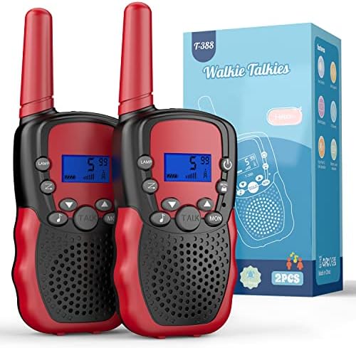 Selieve Outdoor Toys for Kids Ages 4-8, Walkie Talkies for Kids Long Distance 22 Channels 2 Way Radio Interactive Toys Birthday Gifts for 3-12 for Girls and Boys