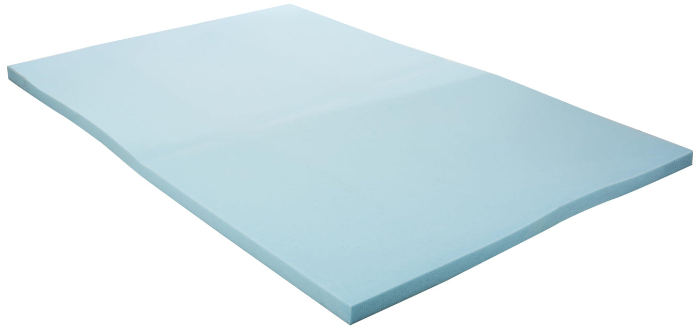 LINENSPA Memory Foam Mattress Topper - 2 Inch Gel Infused Memory Foam - Plush Feel - Cooling and Pressure Relieving - CertiPUR Certified - Dorm Room Essentials - Full Size